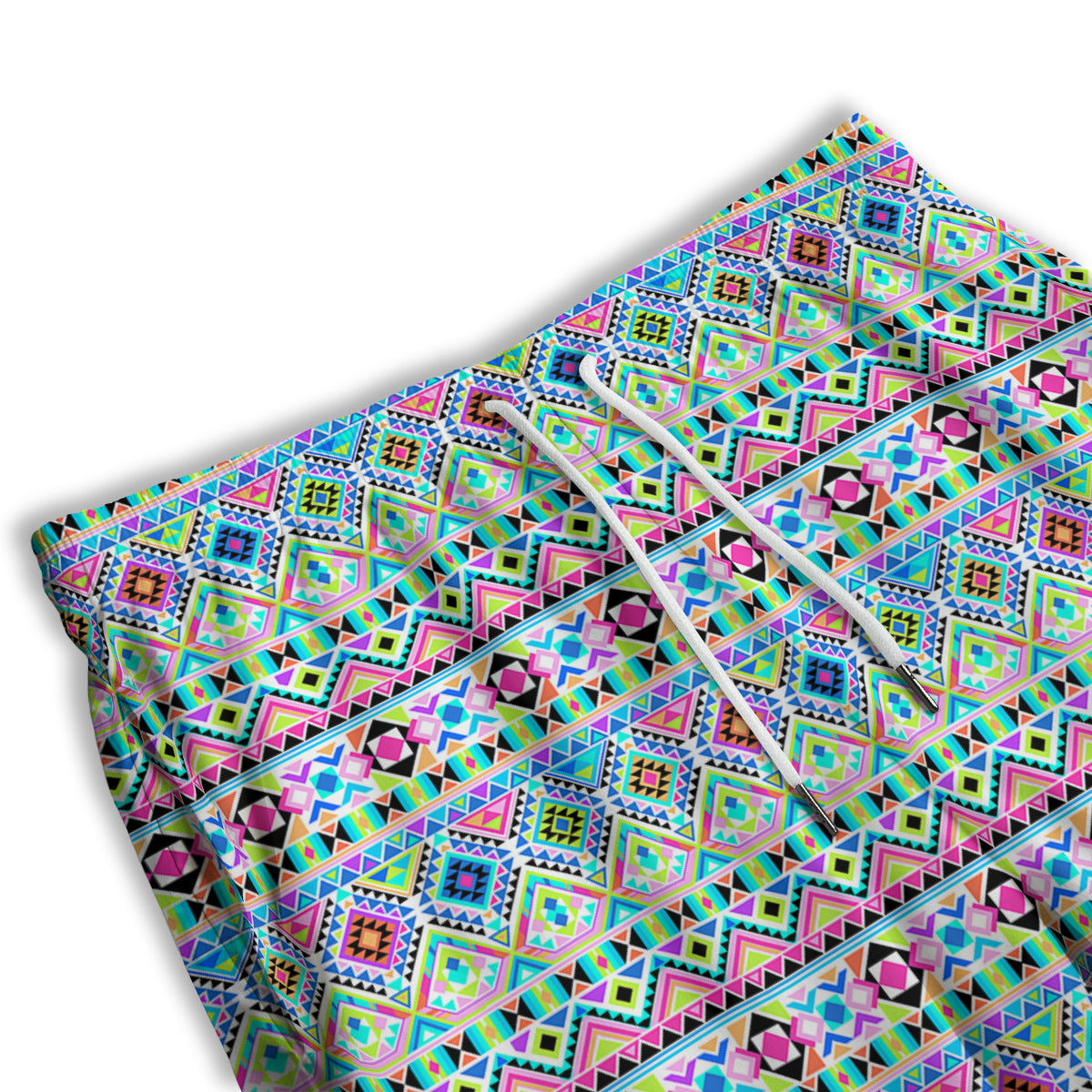 Aztec Colorful Print Pattern Men's Athletic Shorts
