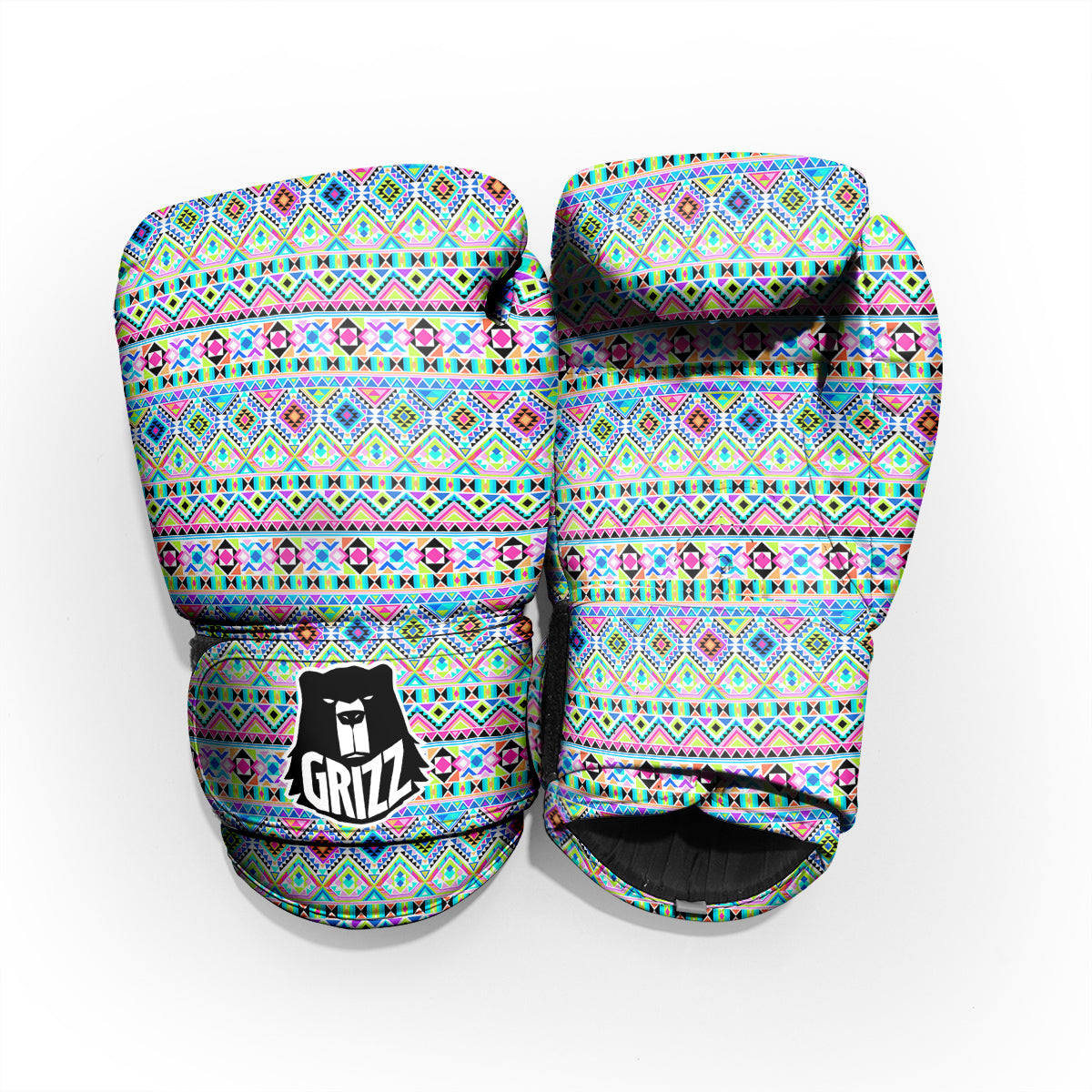 Aztec Colorful Print Pattern Pro Boxing Glove