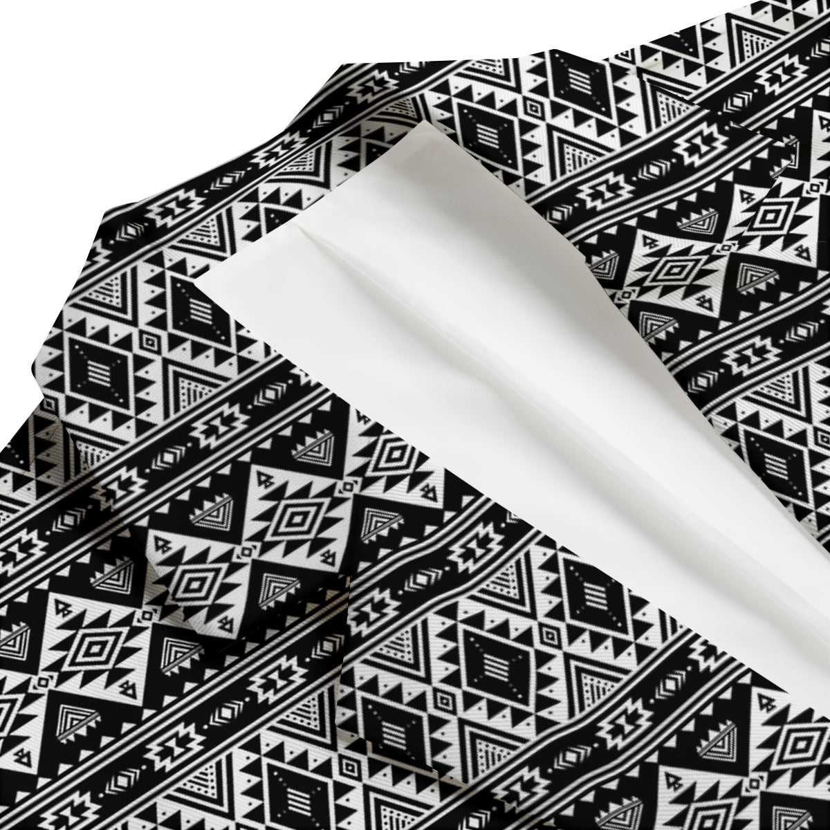 Aztec Dark Grey Print Pattern Men's Blazer-grizzshop