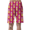 Aztec Hawaiian Pineapple Print Men's Shorts-grizzshop