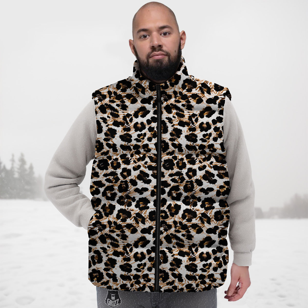 Aztec Native American Tribal Navajo Indians Print Down Vest