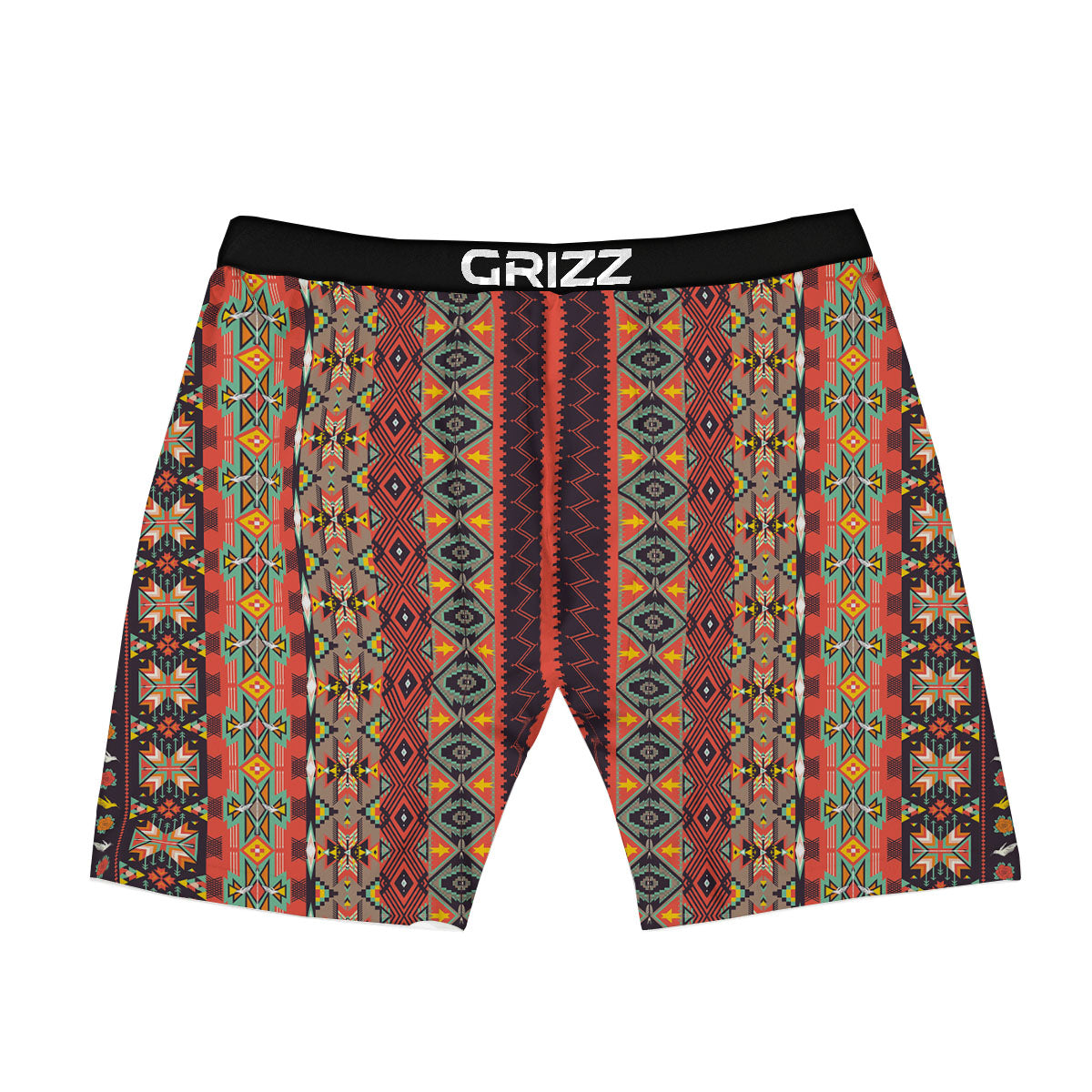 Aztec Native Tribal Print Pattern Boxer Briefs-grizzshop