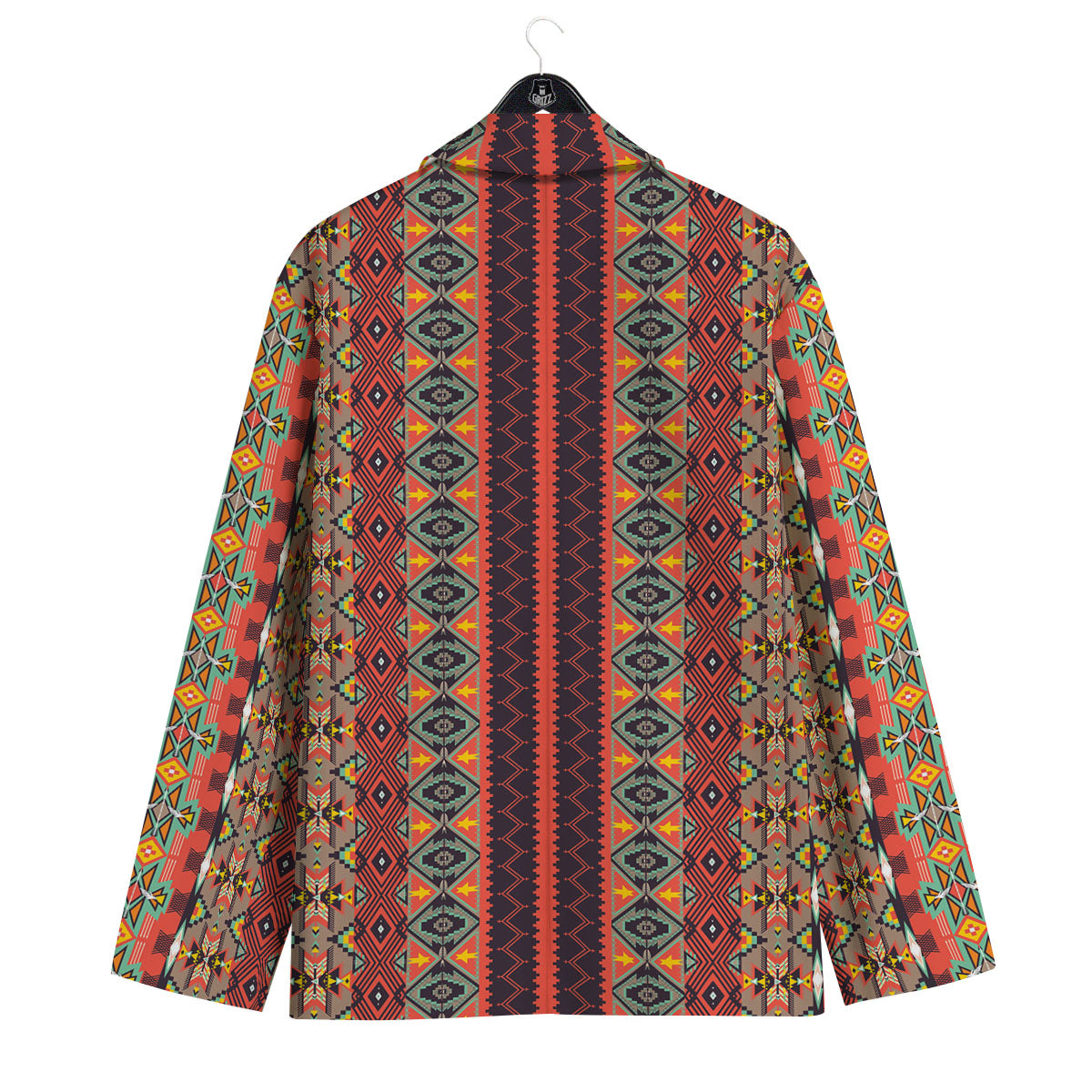 Aztec Native Tribal Print Pattern Men's Sport Coat-grizzshop
