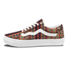 Aztec Native Tribal Print Pattern Skate Shoes-grizzshop