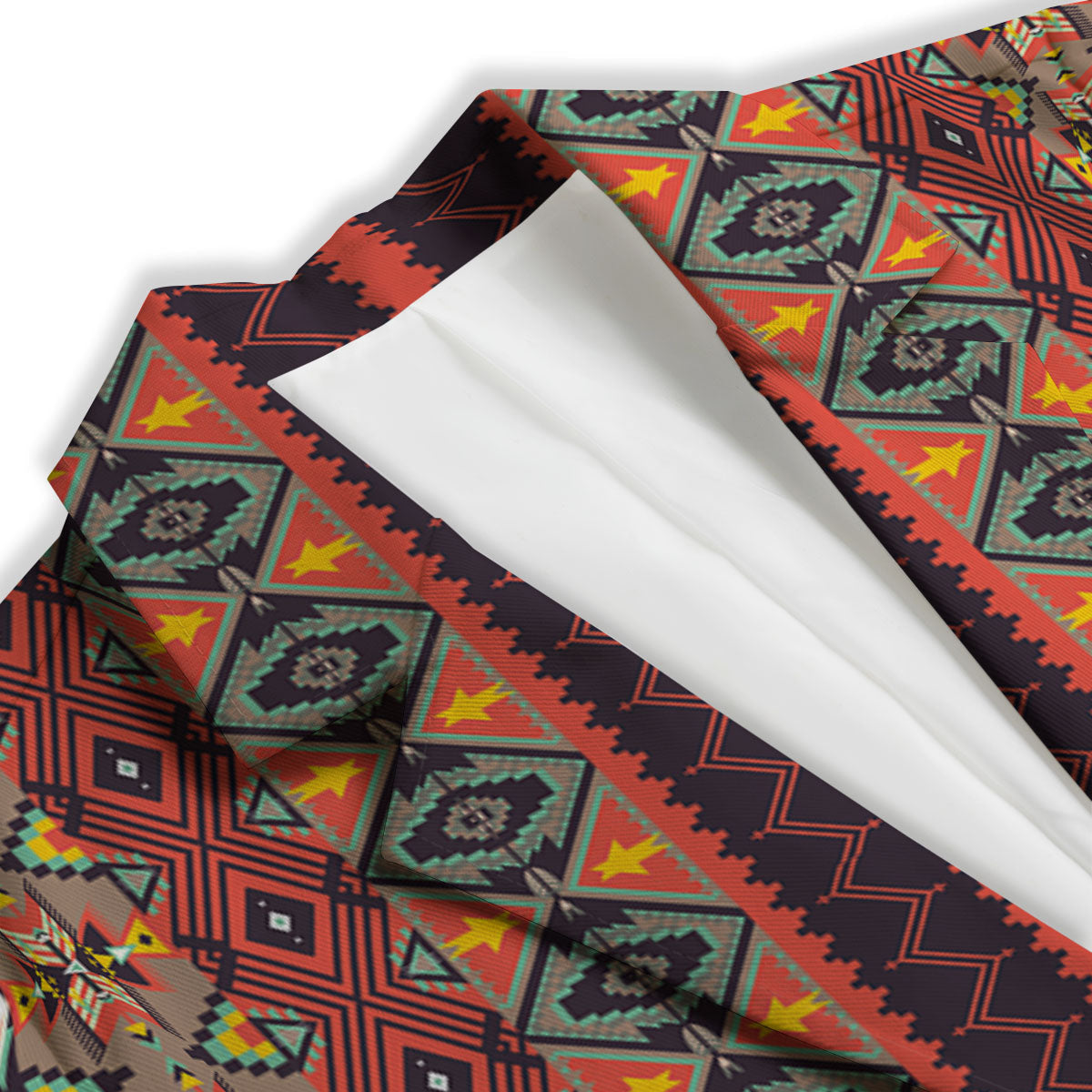 Aztec Native Tribal Print Pattern Women's Blazer-grizzshop