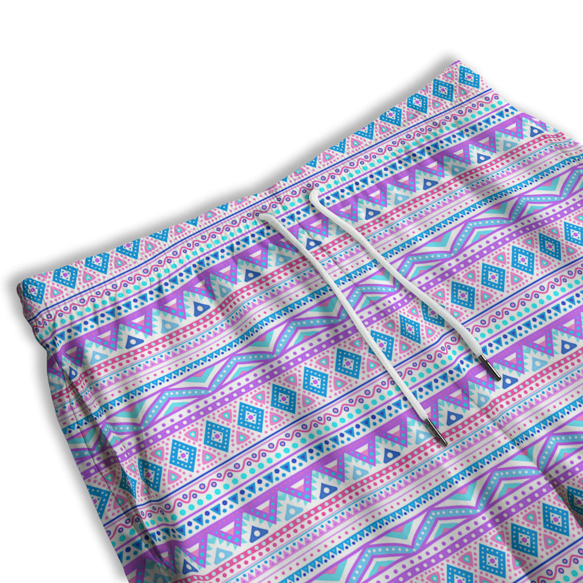 Aztec Pink And Pastel Print Pattern Men's Athletic Shorts