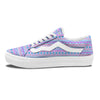 Aztec Pink And Pastel Print Pattern Skate Shoes-grizzshop