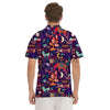 Aztec Psychedelic Trippy Men's Golf Shirts-grizzshop