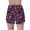 Aztec Psychedelic Trippy Women's Shorts-grizzshop