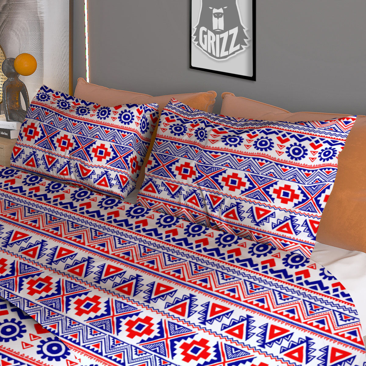 Astronaut Skull Digital Glitch Print Duvet Cover Bedding Set
