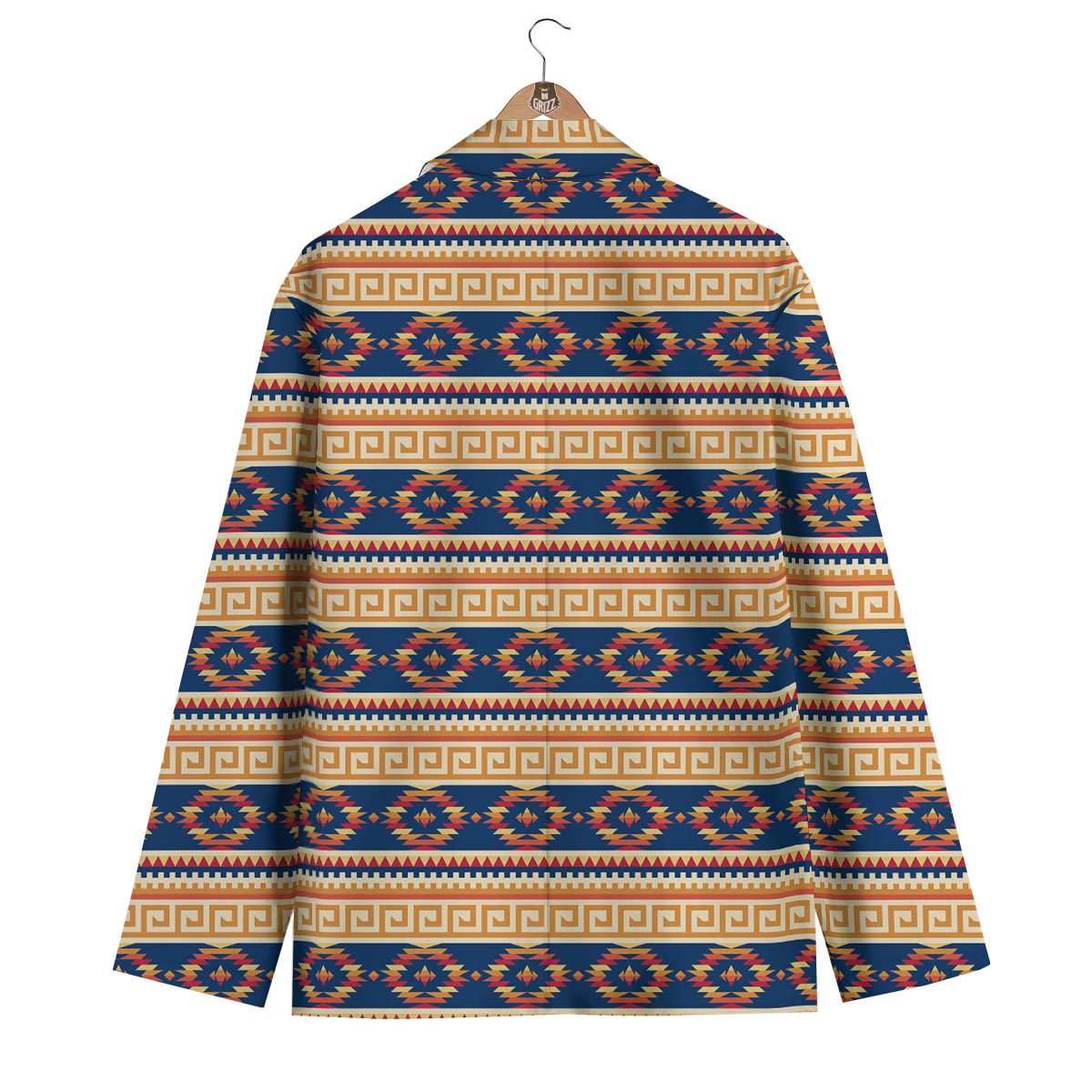 Aztec Tribal Indians Navajo Native American Print Men's Blazer-grizzshop