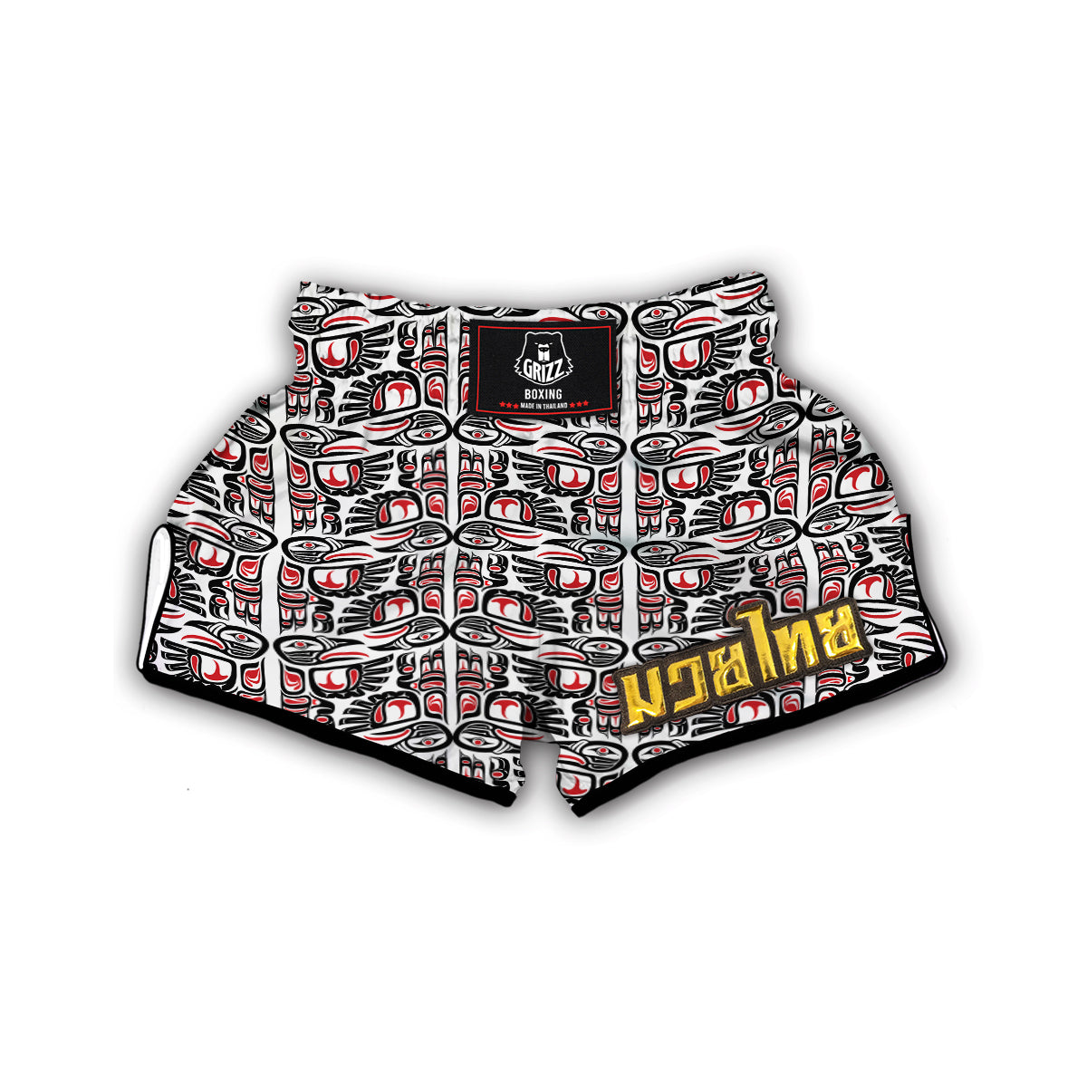 Aztec Tribal Native American Indians Navajo Muay Thai Boxing Shorts-grizzshop