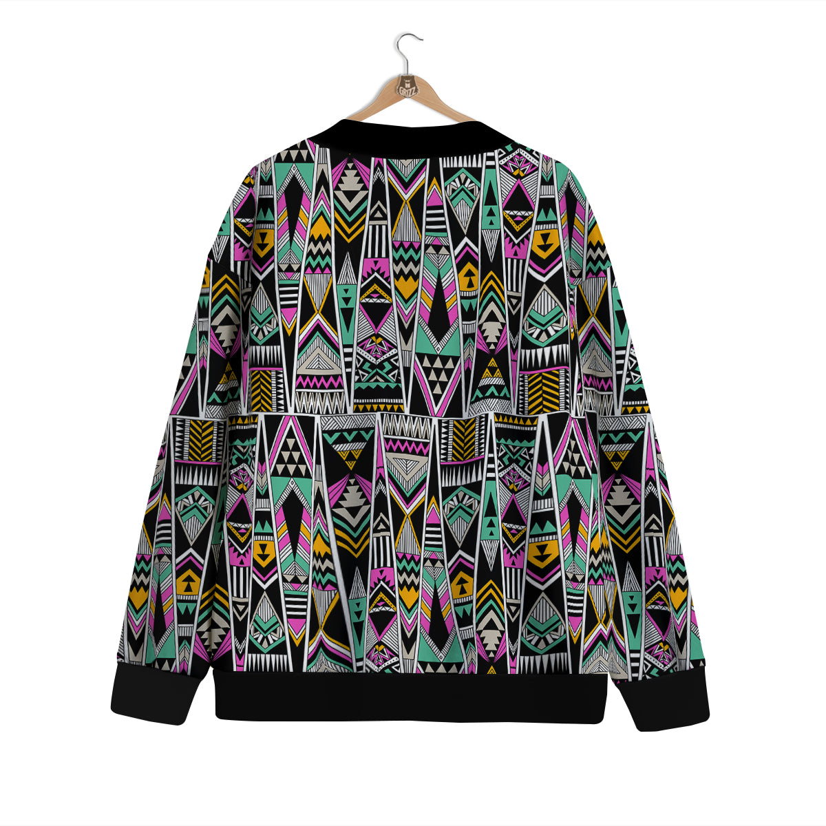 Aztec Tribal Vintage Print Pattern Cardigan-grizzshop