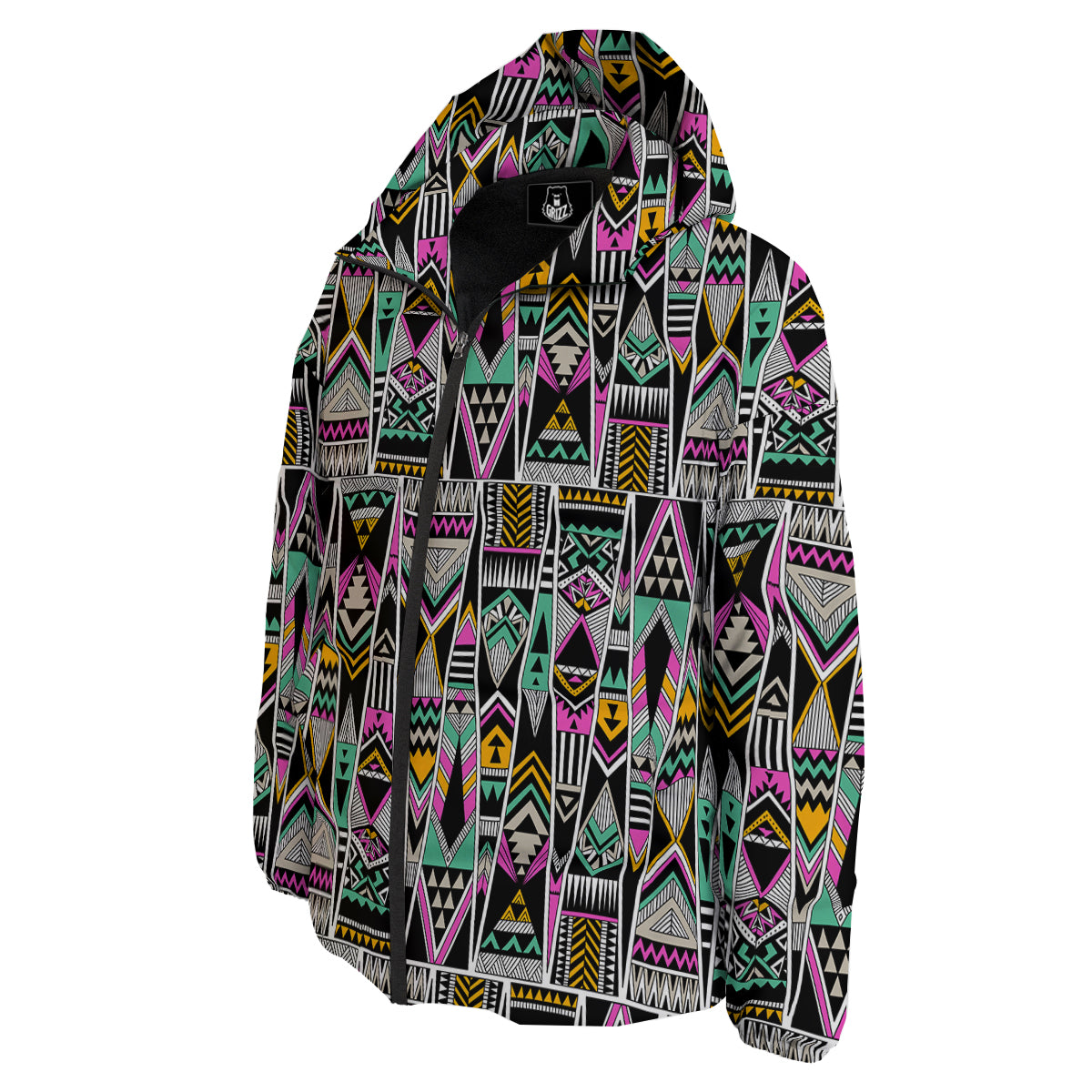 Aztec Tribal Vintage Print Pattern Down Jacket-grizzshop