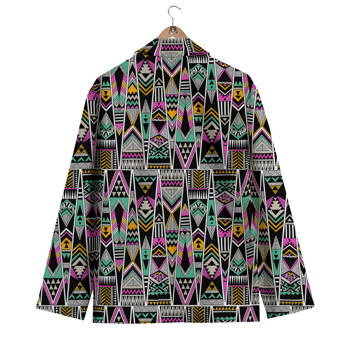 Aztec Tribal Vintage Print Pattern Men's Blazer-grizzshop