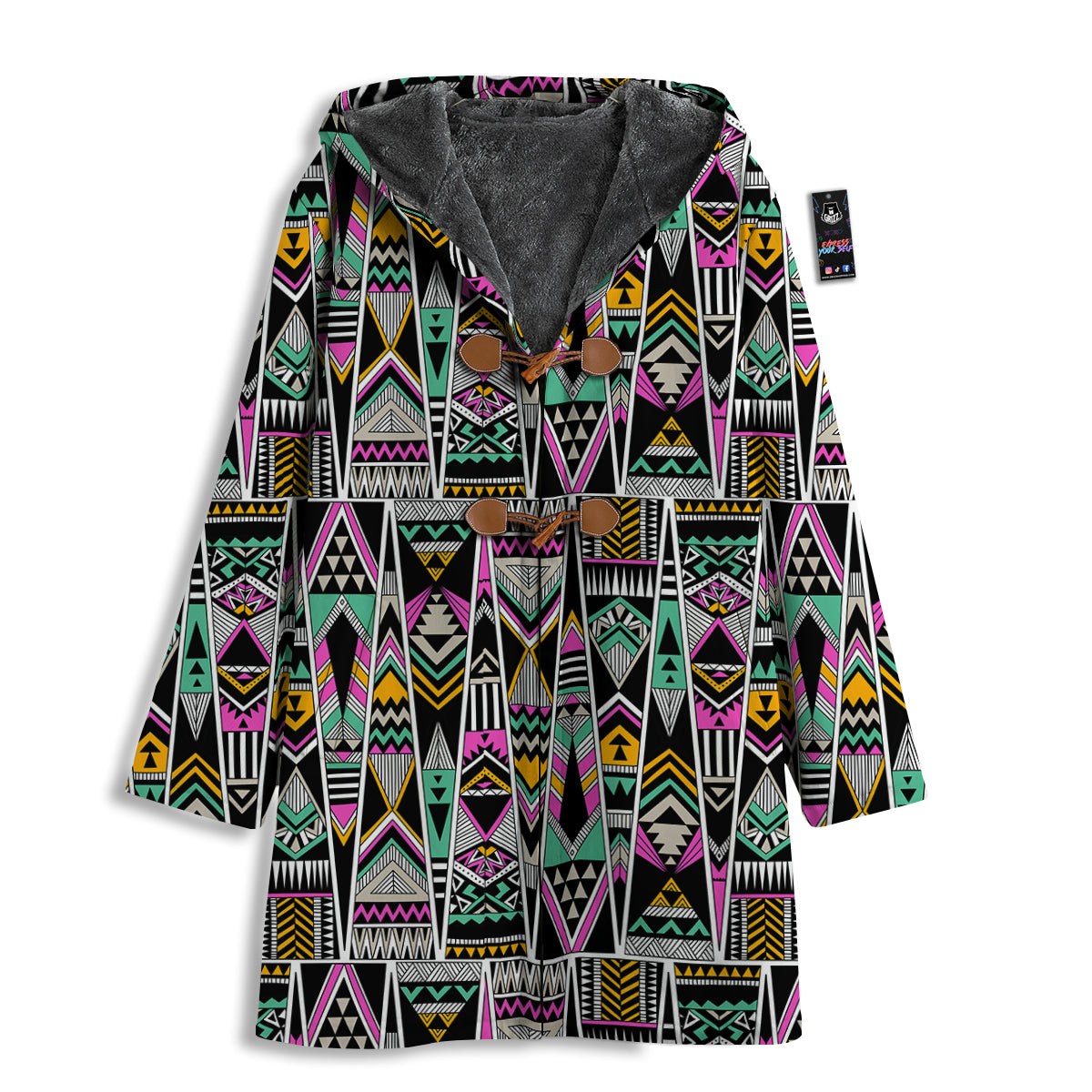 Aztec Tribal Vintage Print Pattern Men's Windbreaker Jacket-grizzshop