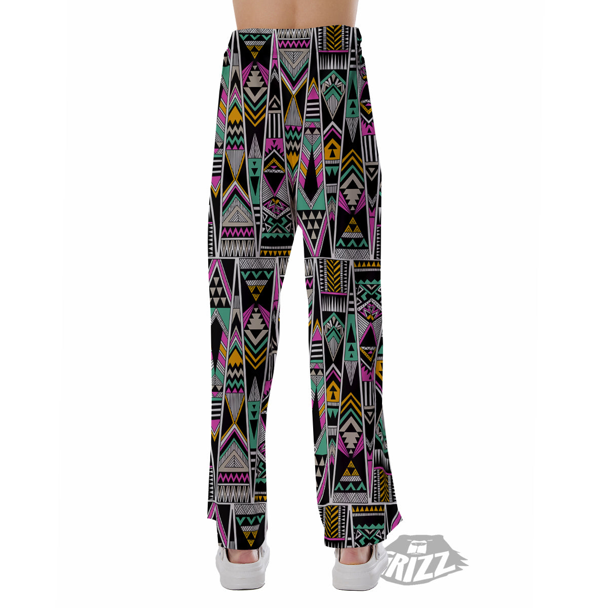 Aztec Tribal Vintage Print Pattern Pajama Pants-grizzshop