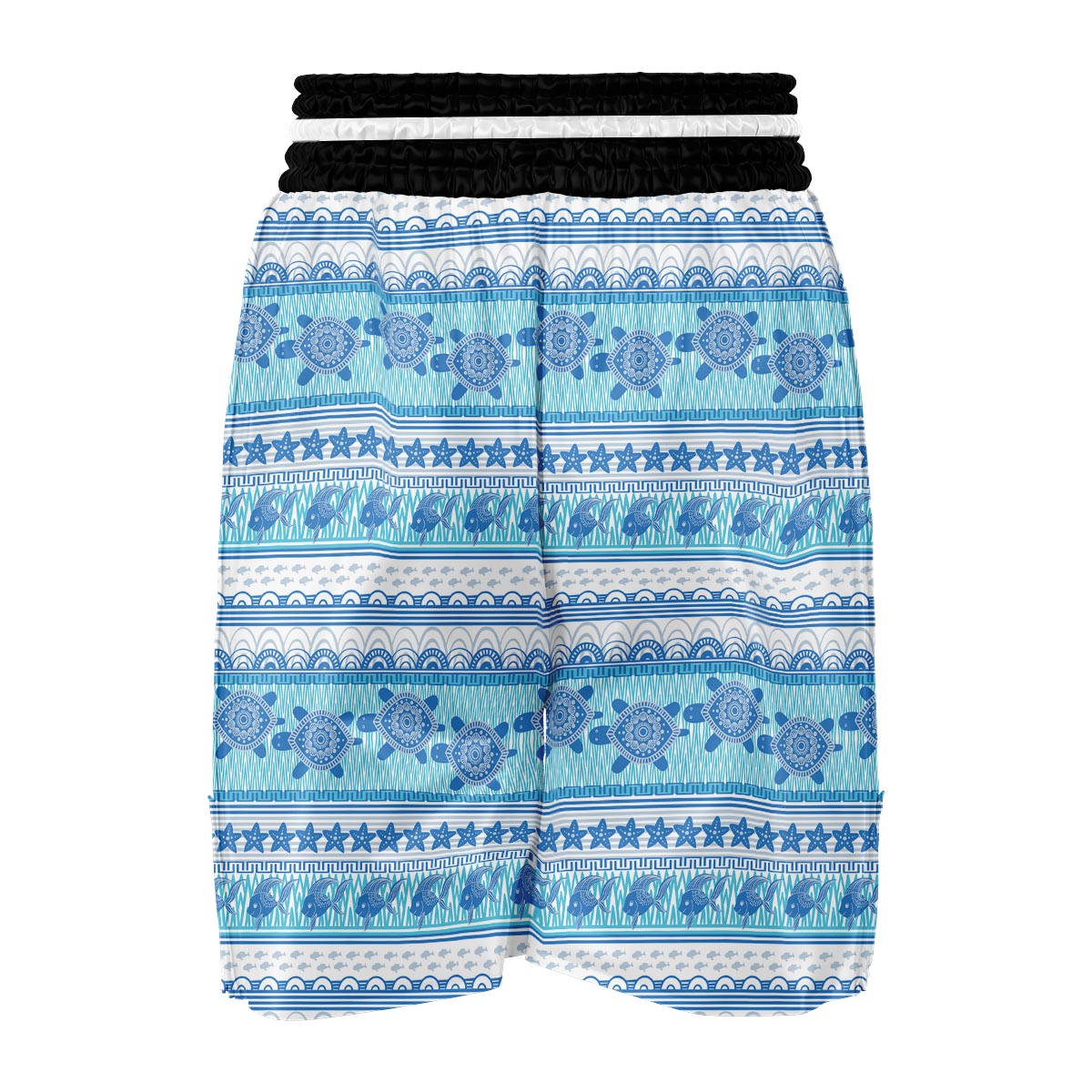 Aztec Turtle Boxing Shorts-grizzshop