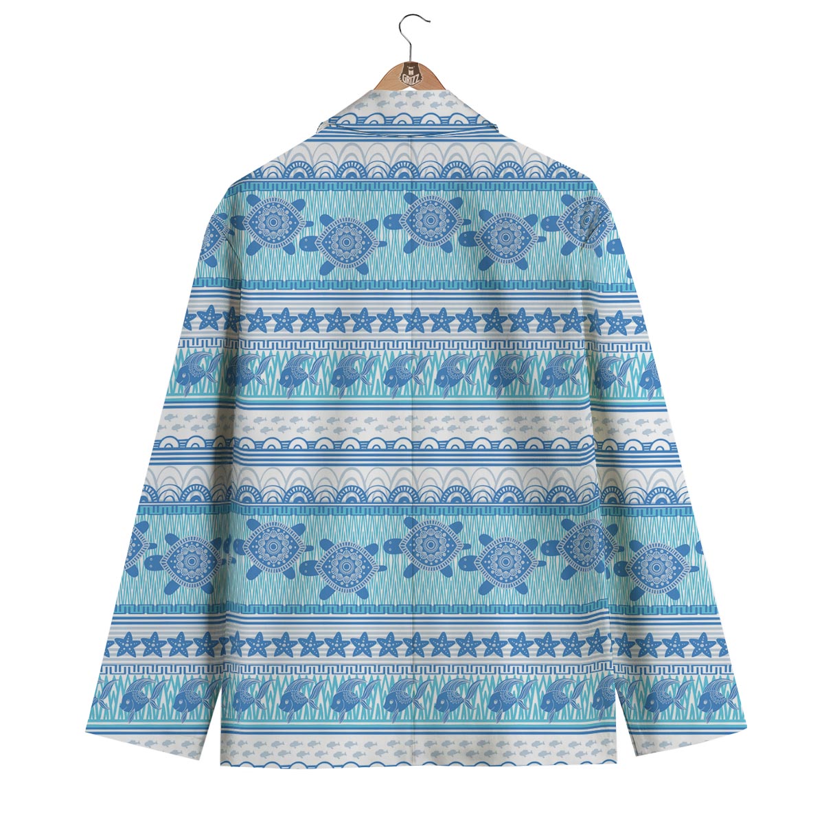 Aztec Turtle Men's Blazer-grizzshop