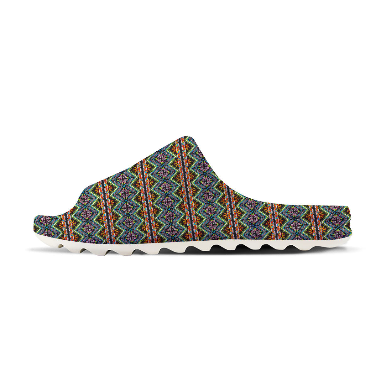 Aztec Boho Tribal Print Pattern Sandals-grizzshop