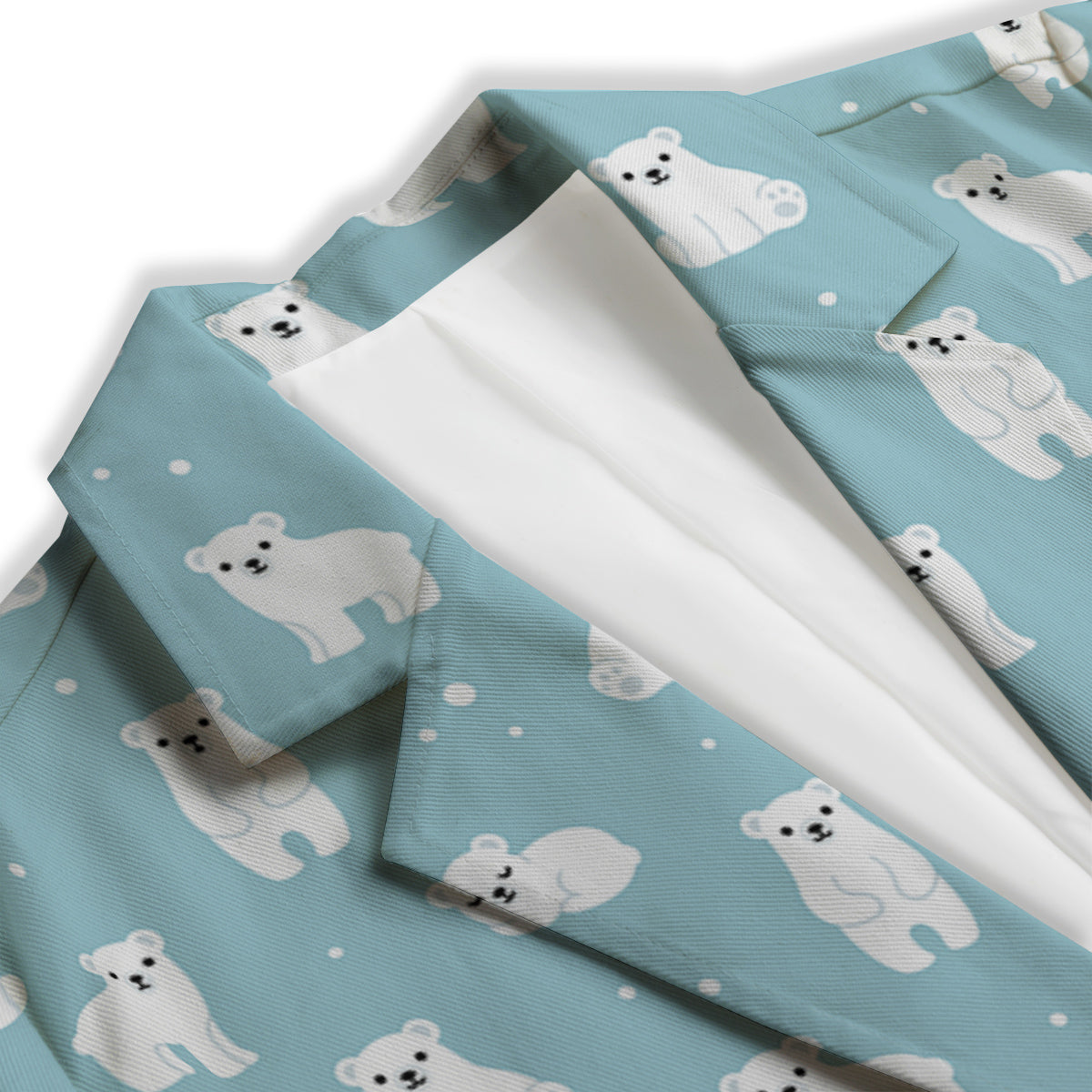 Baby Bear Cartoon Cute Print Pattern Women's Blazer-grizzshop
