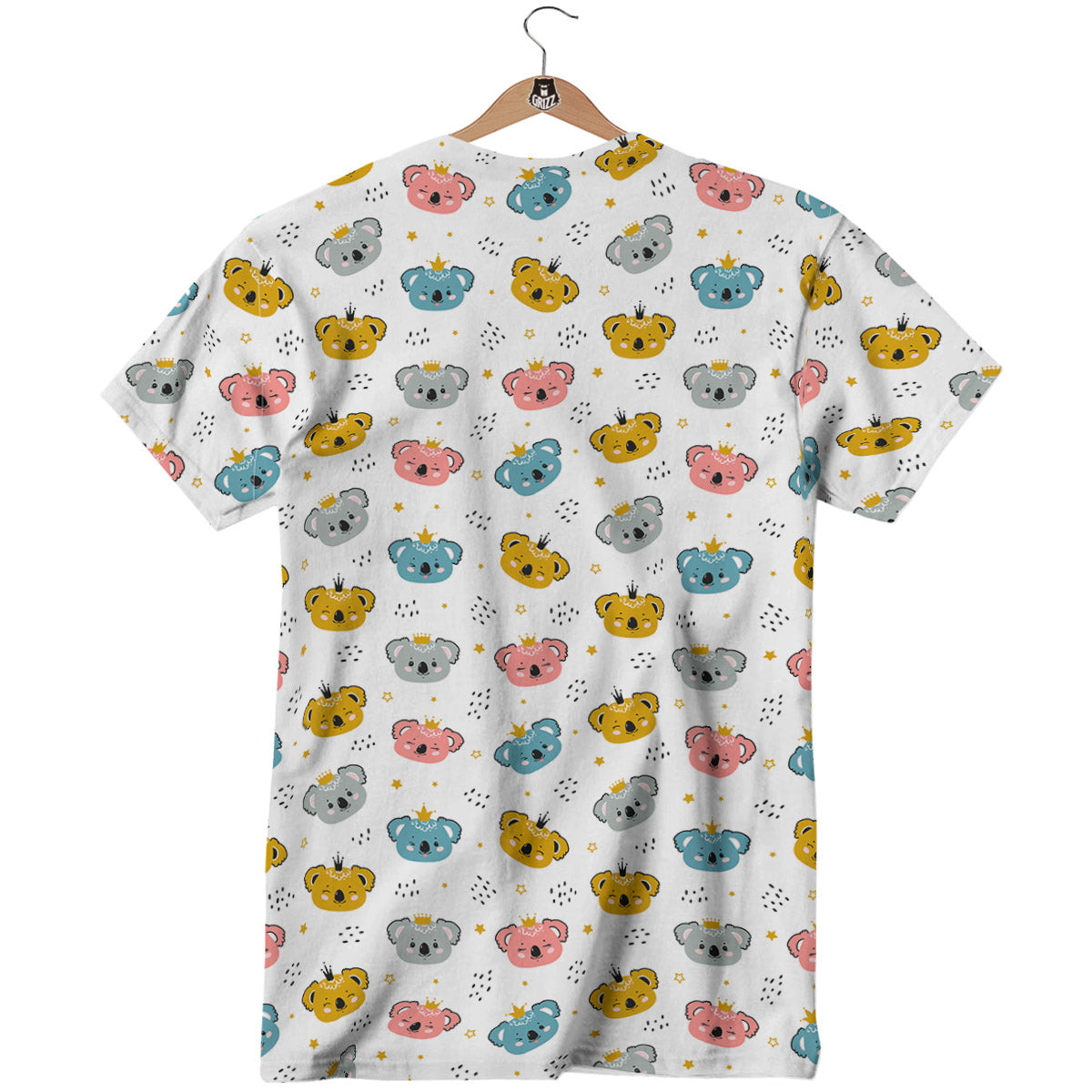 Baby Bear Colorful Cartoon Print Pattern T-Shirt-grizzshop