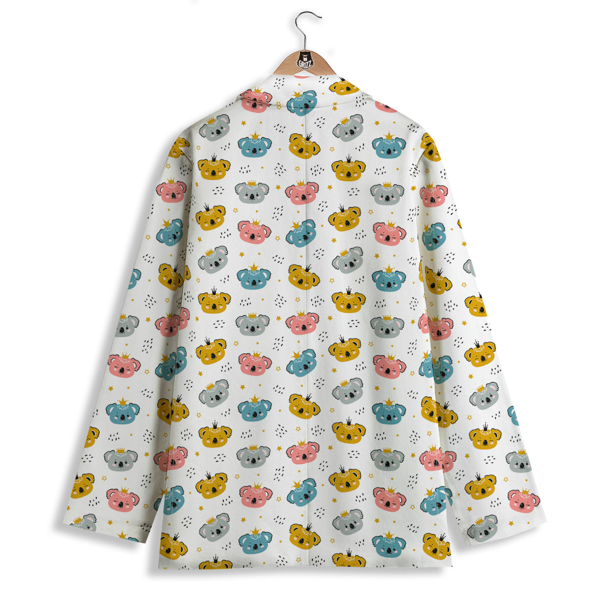 Baby Bear Colorful Cartoon Print Pattern Women's Blazer-grizzshop