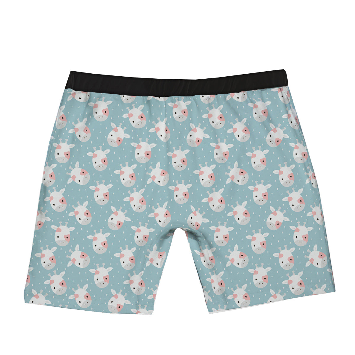 Baby Cow Cartoon Cute Print Pattern Boxer Briefs-grizzshop