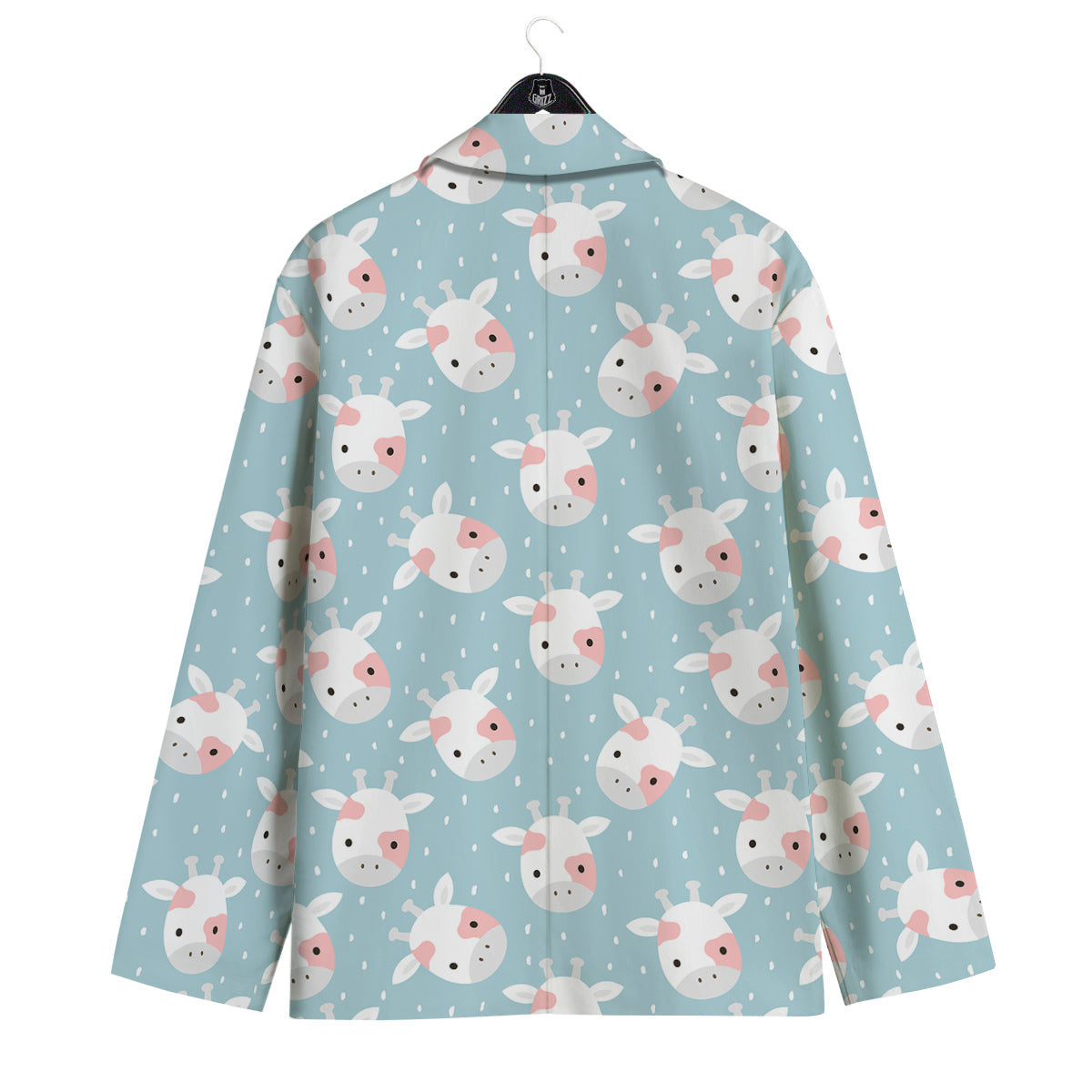 Baby Cow Cartoon Cute Print Pattern Men's Sport Coat-grizzshop