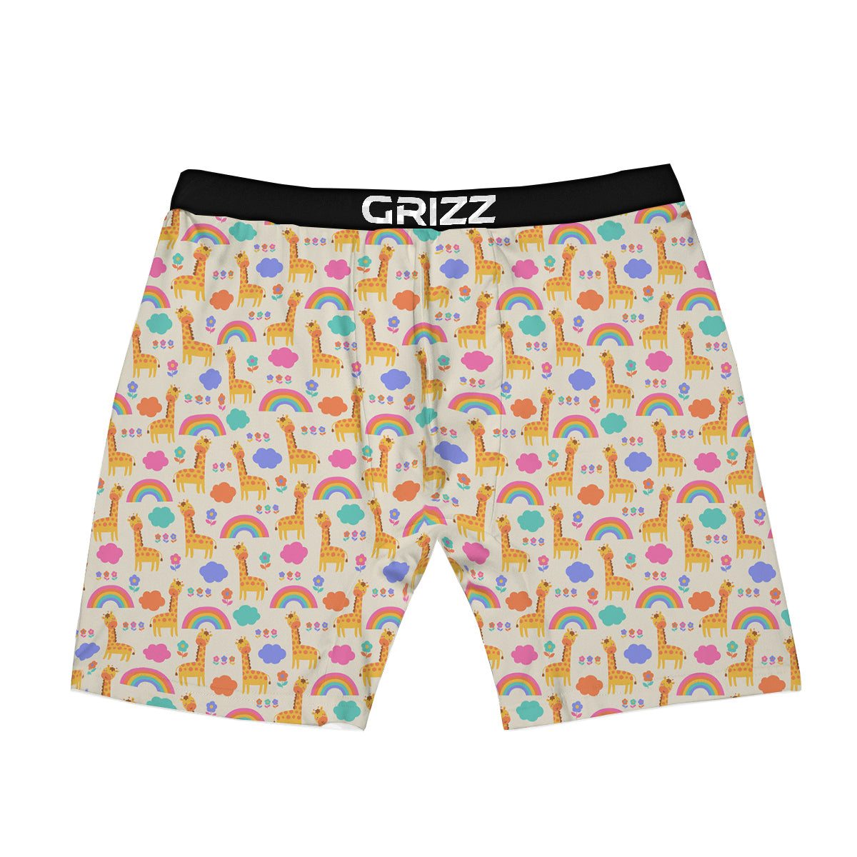 Baby Giraffe Cute Print Pattern Boxer Briefs-grizzshop