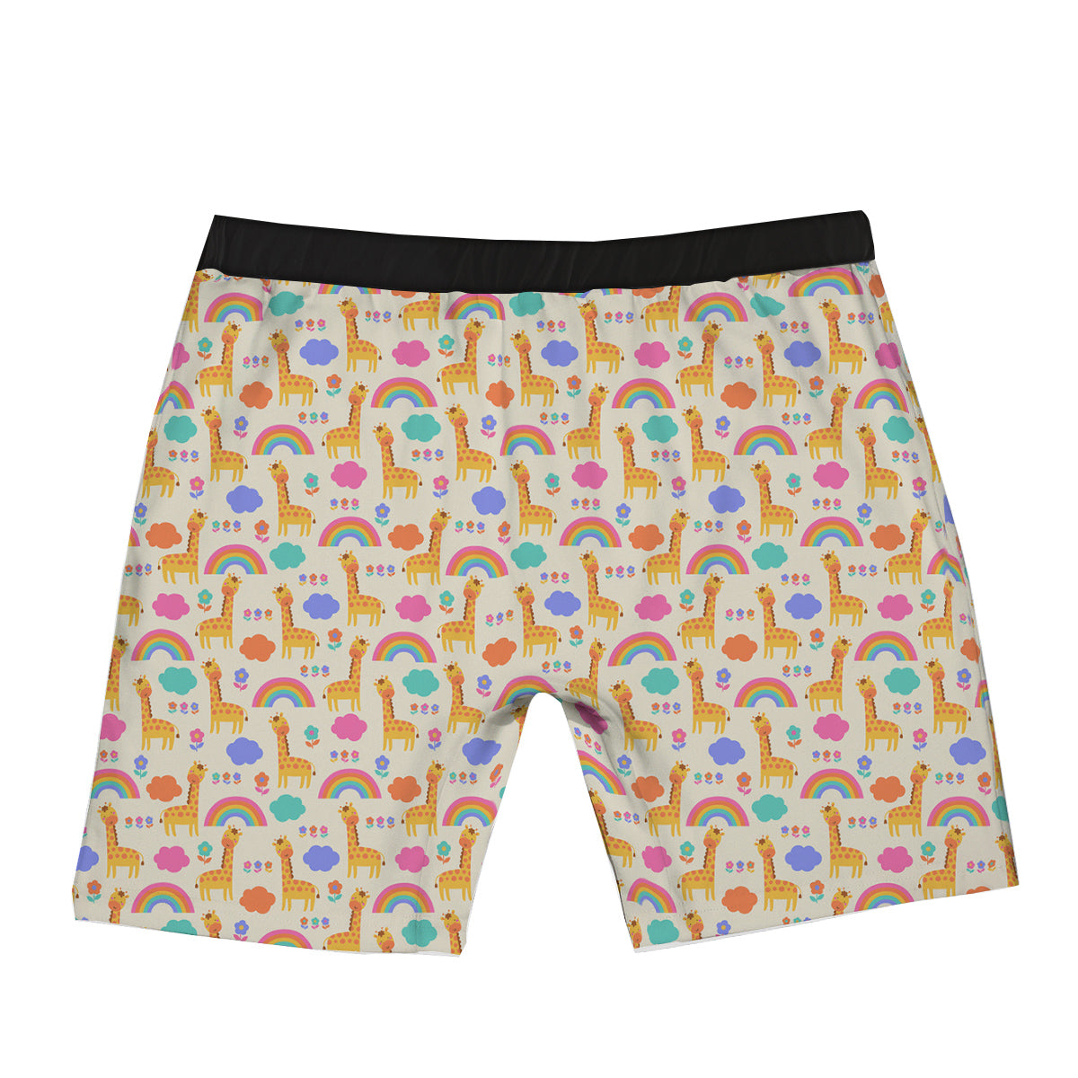 Baby Giraffe Cute Print Pattern Boxer Briefs-grizzshop