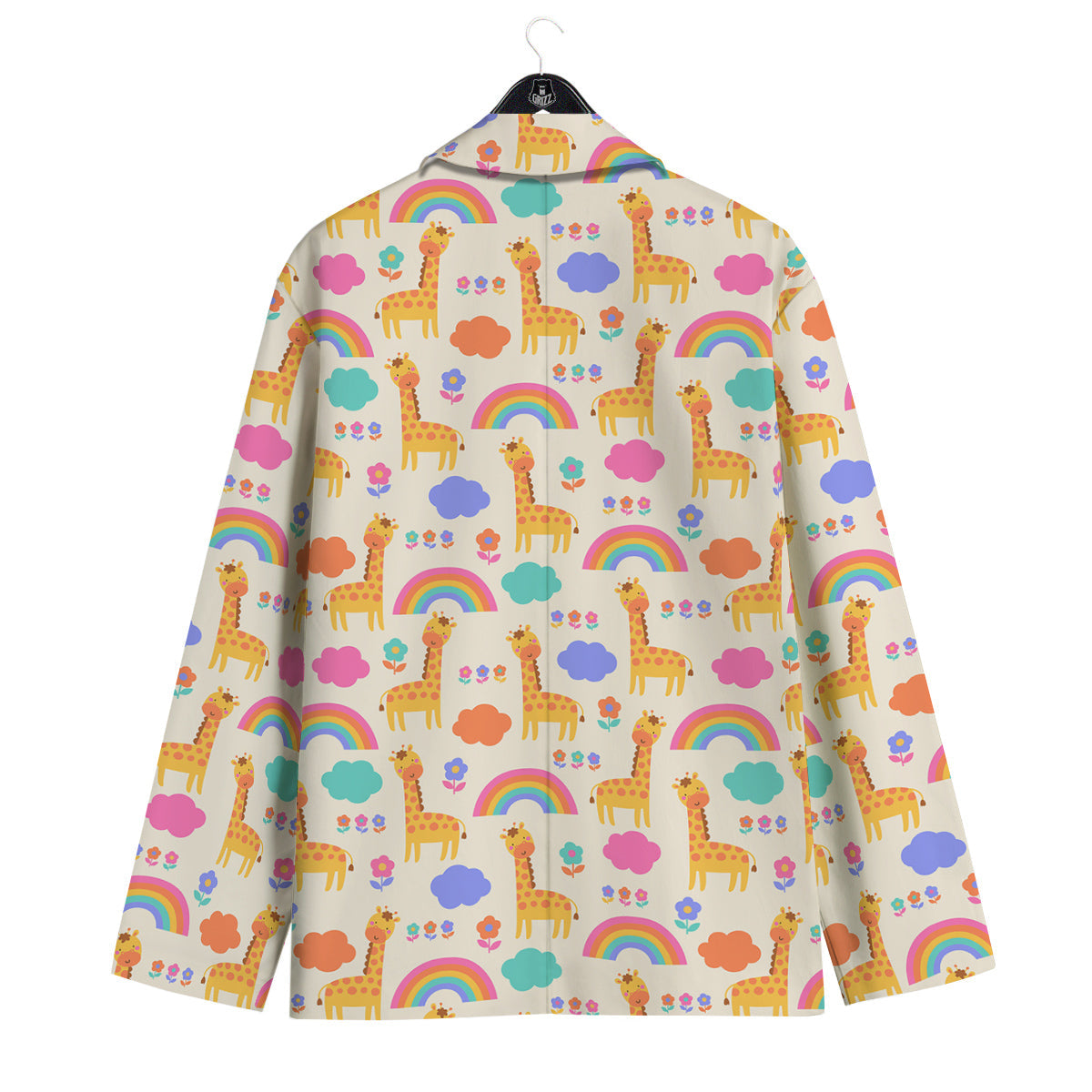 Baby Giraffe Cute Print Pattern Men's Sport Coat-grizzshop