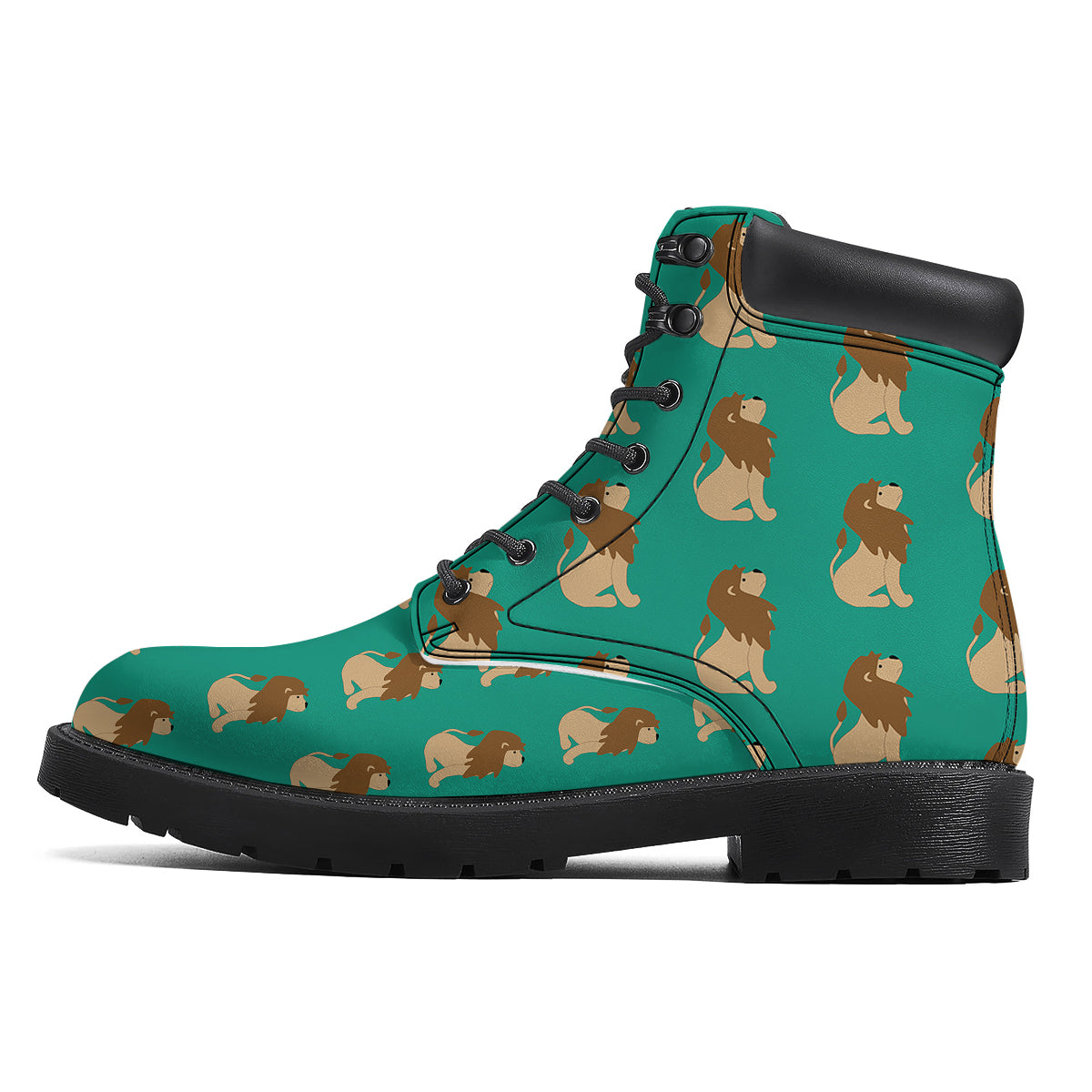 Baby Lion Print Pattern Boots-grizzshop