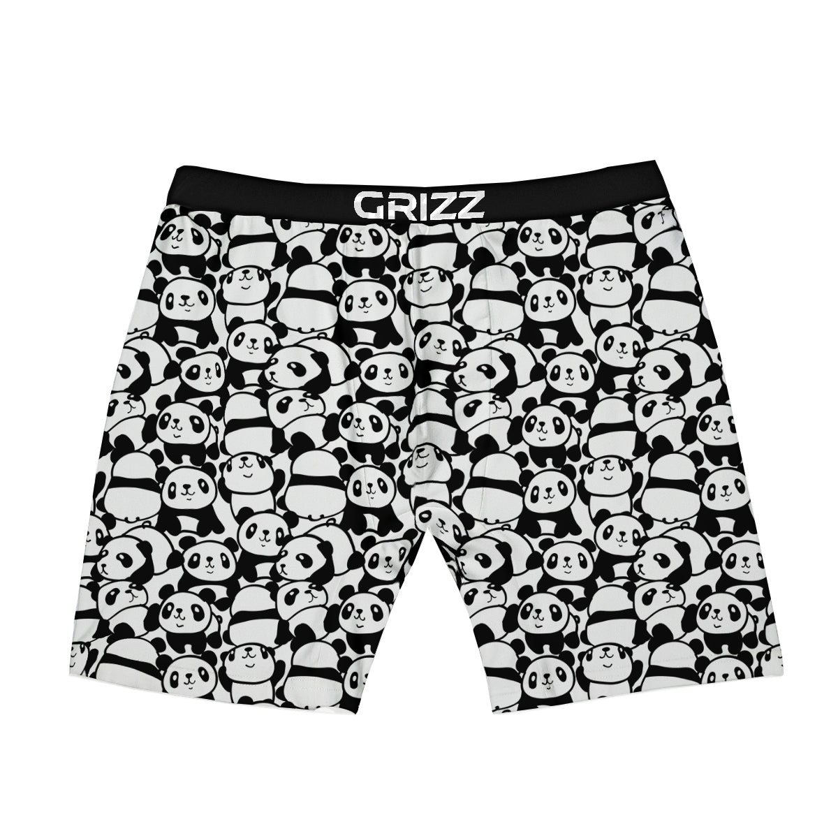 Baby Panda Cute Print Pattern Boxer Briefs-grizzshop