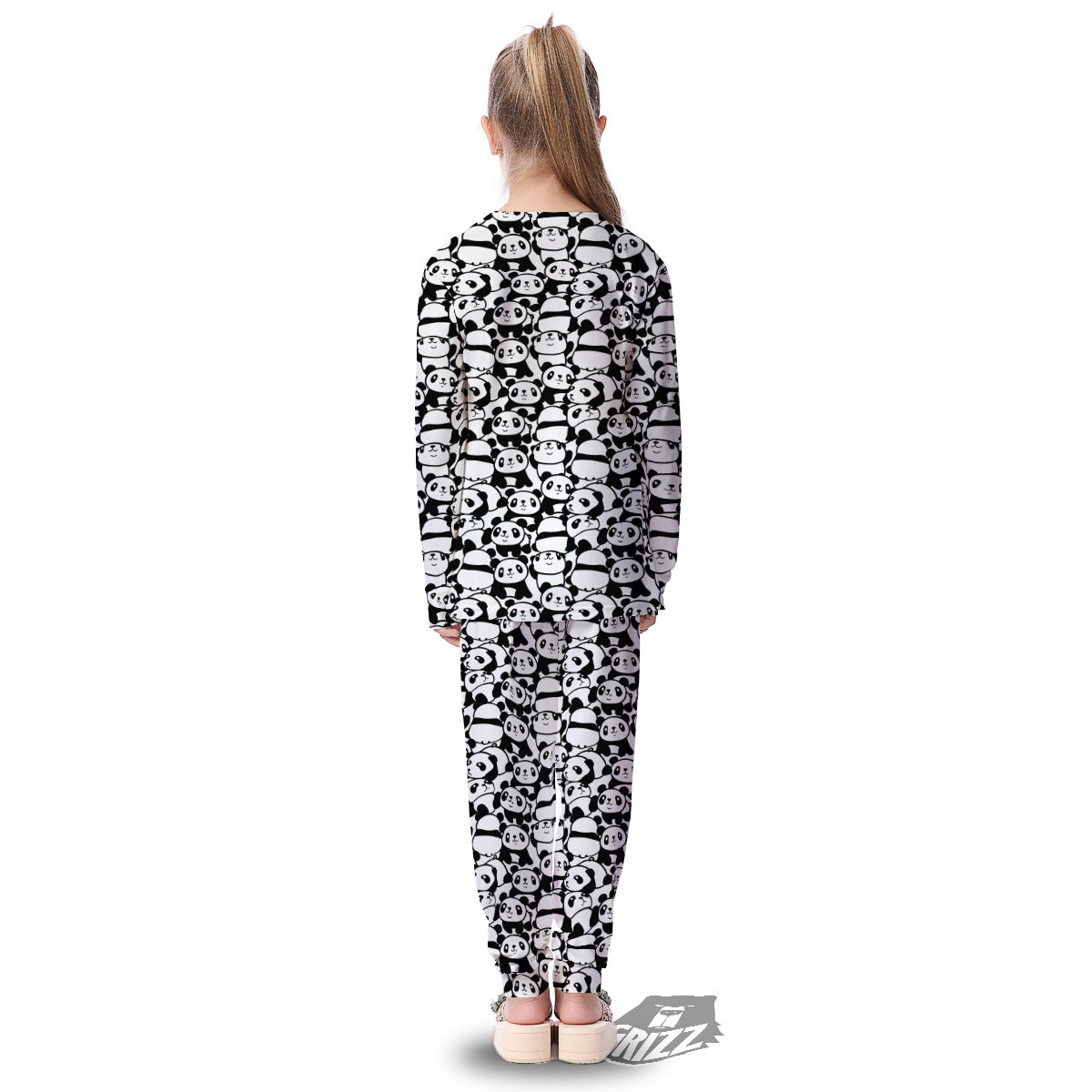 Baby Panda Cute Print Pattern Kid's Pajamas-grizzshop