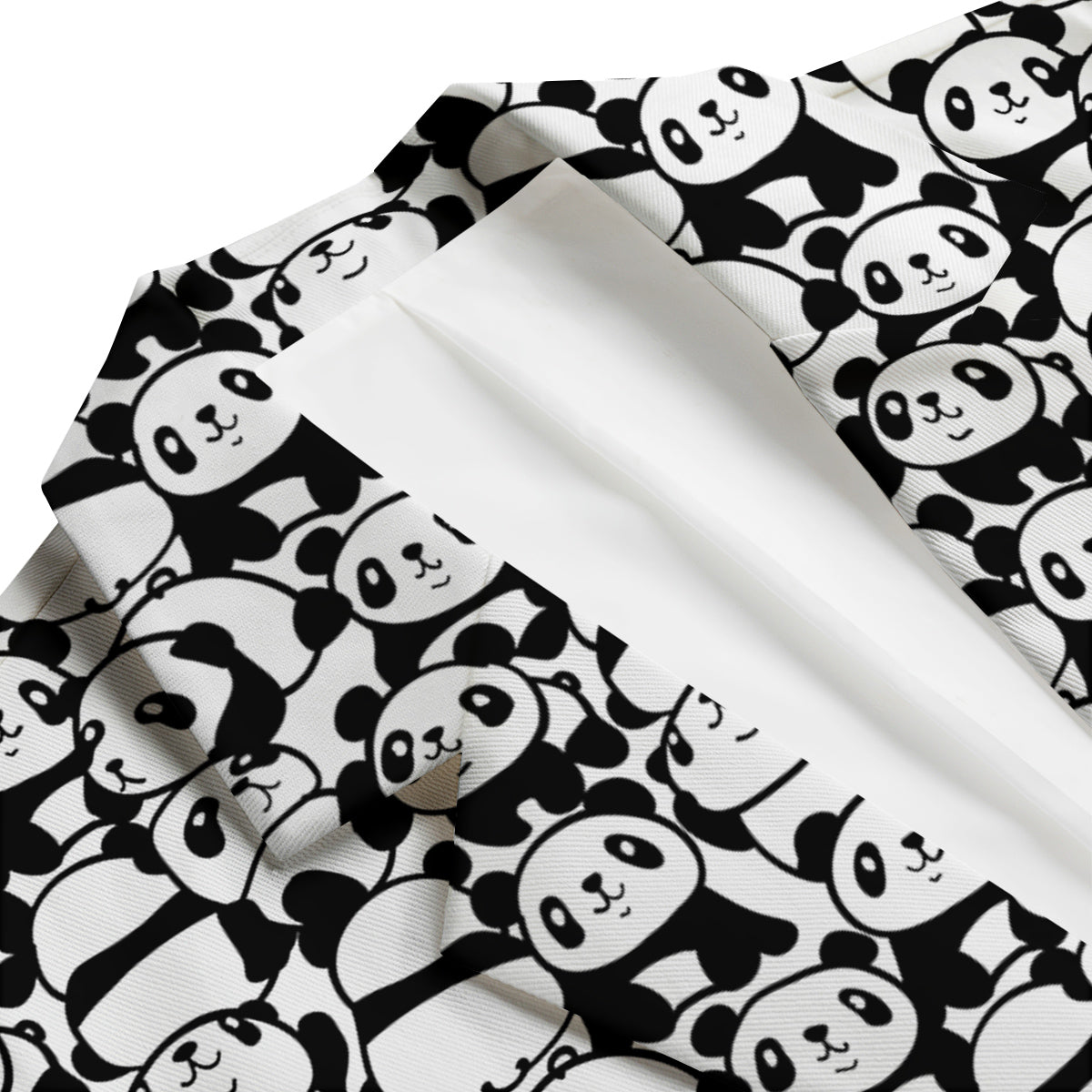 Baby Panda Cute Print Pattern Men's Blazer-grizzshop