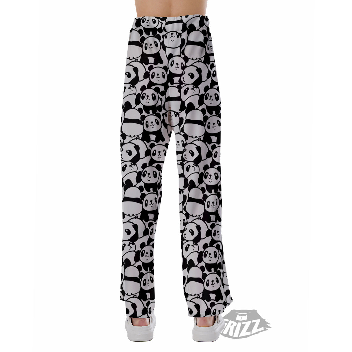 Baby Panda Cute Print Pattern Pajama Pants-grizzshop