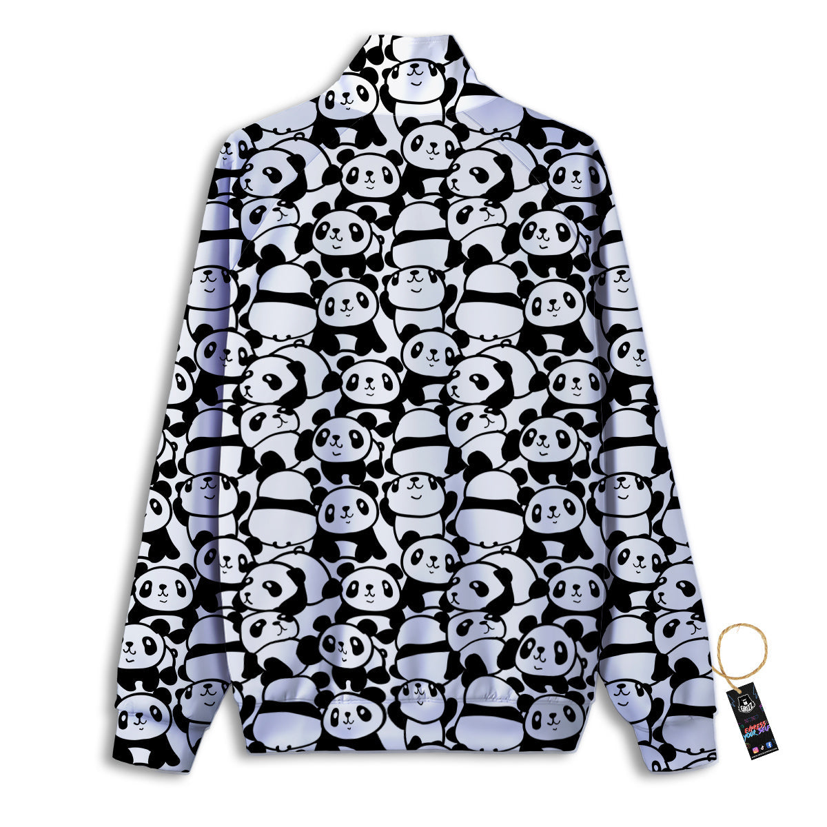 Baby Panda Cute Print Pattern Track Jacket-grizzshop