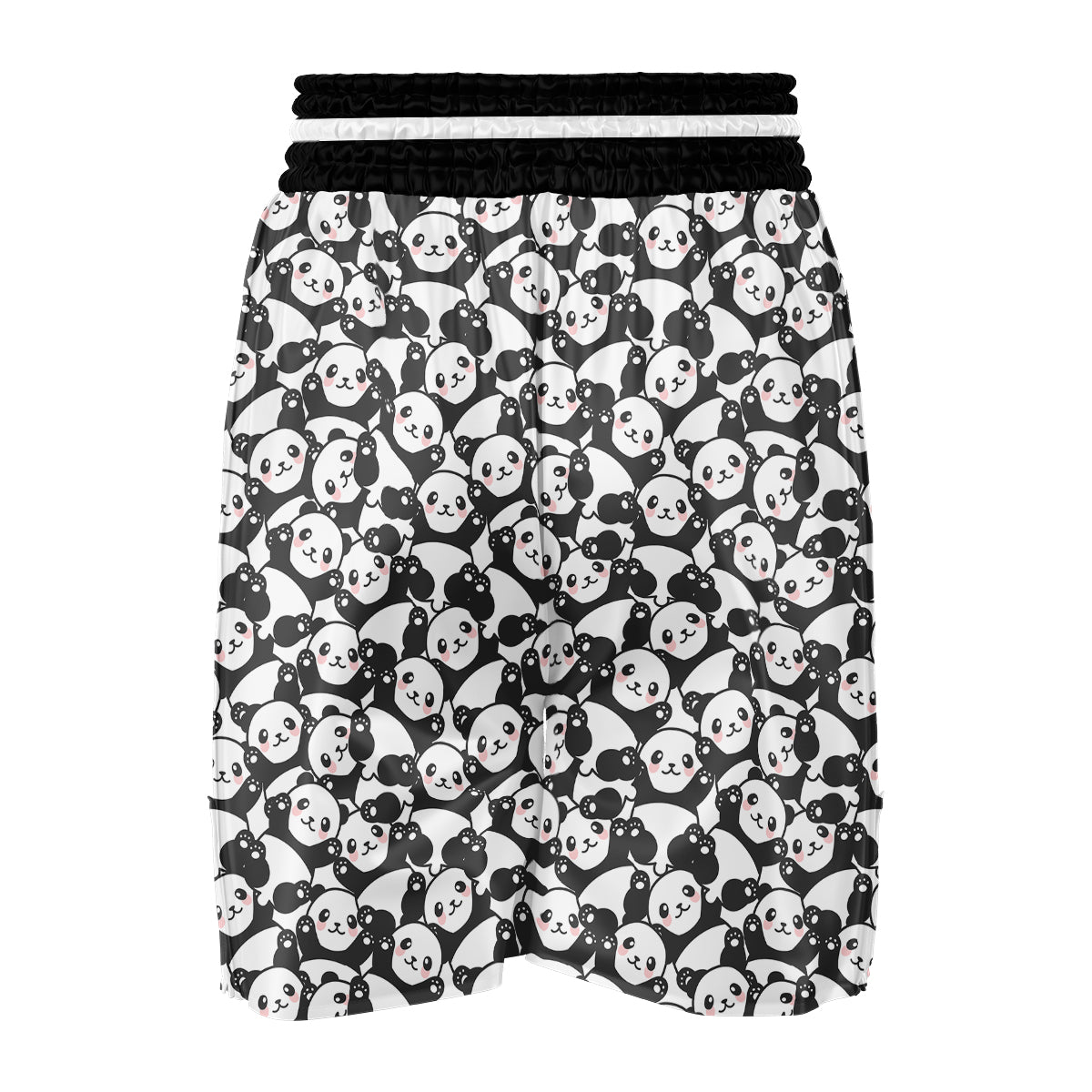 Baby Panda Pattern Print Boxing Shorts-grizzshop