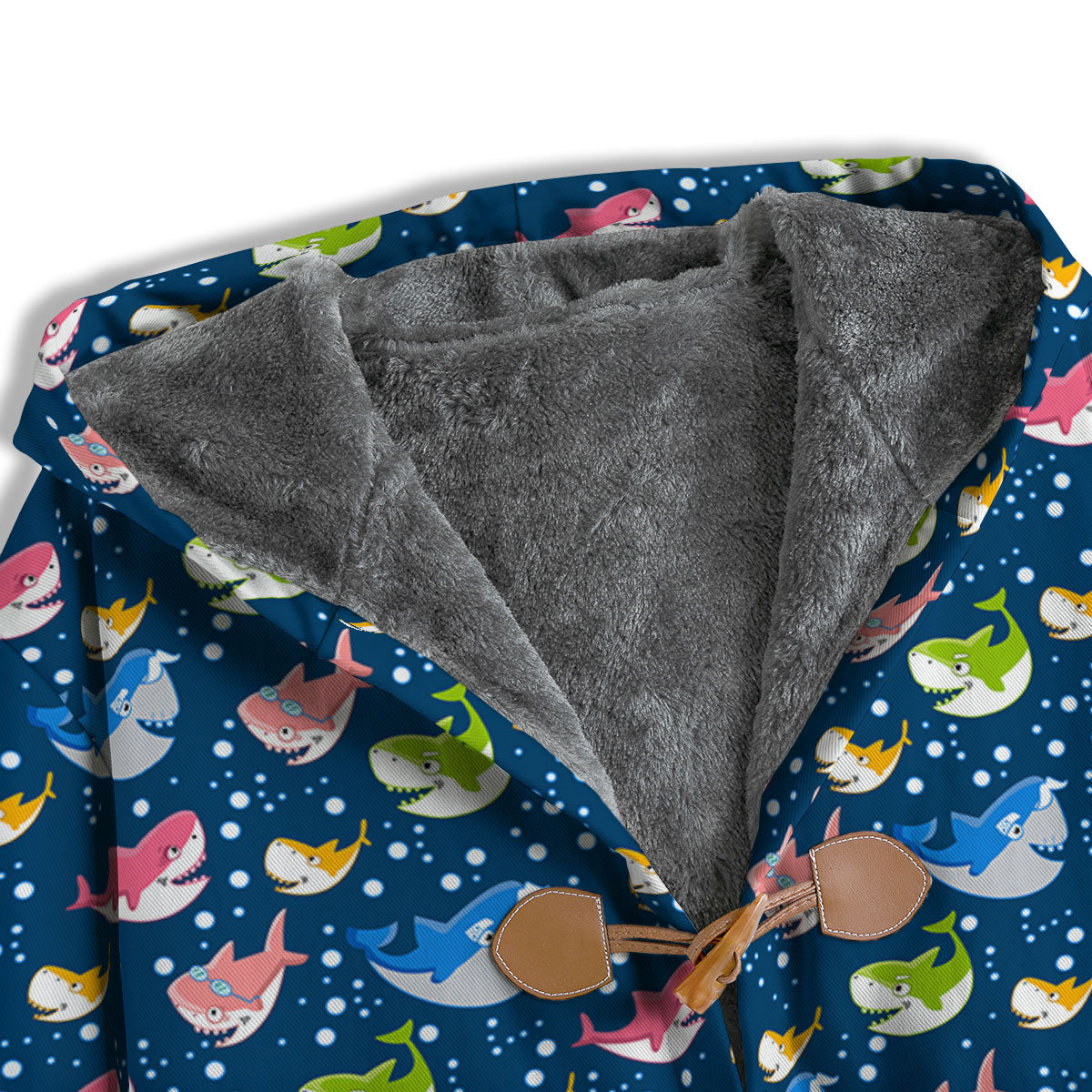 Baby Sharks Colorful Print Pattern Men's Windbreaker Jacket-grizzshop