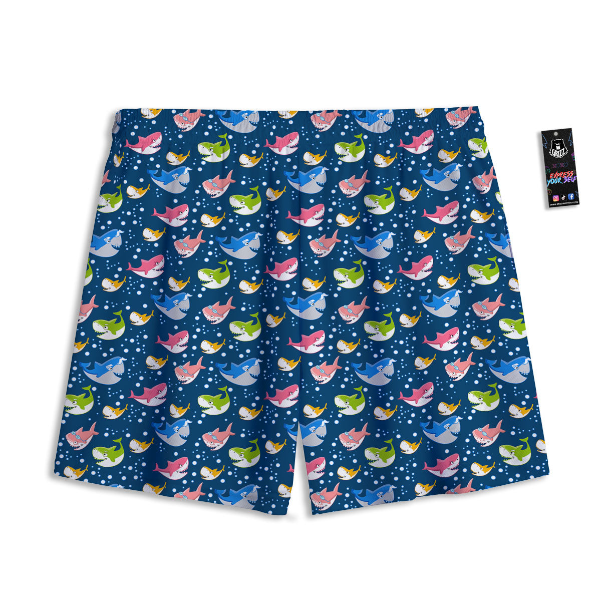 Ballet Floral Print Pattern Mesh Shorts