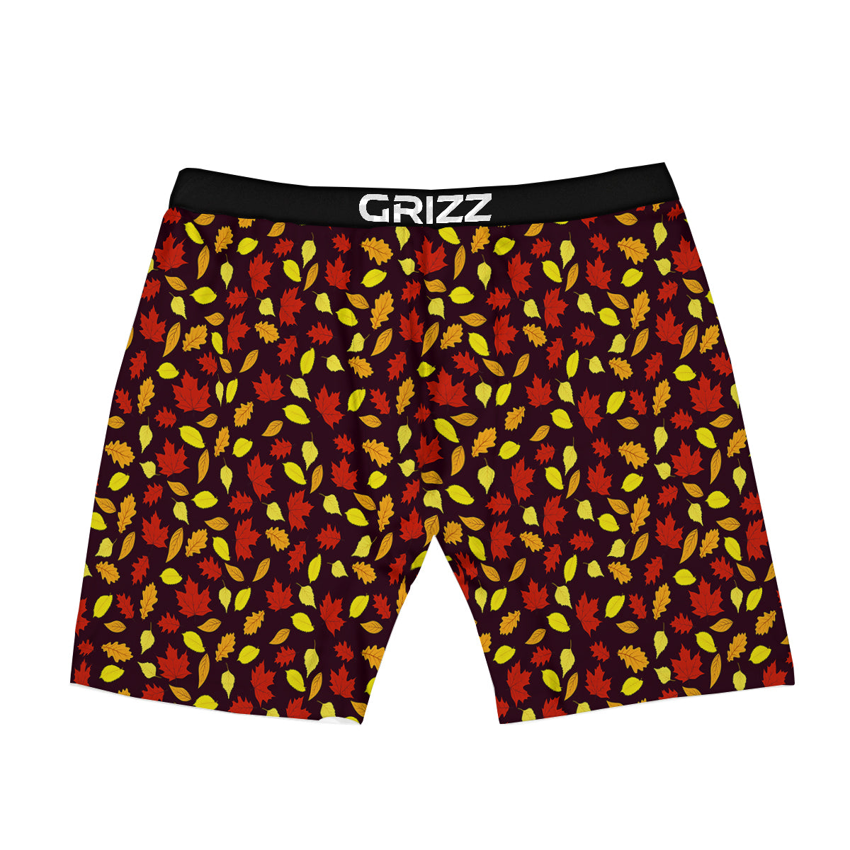 Back And Elm Maple Leave Print Pattern Boxer Briefs-grizzshop