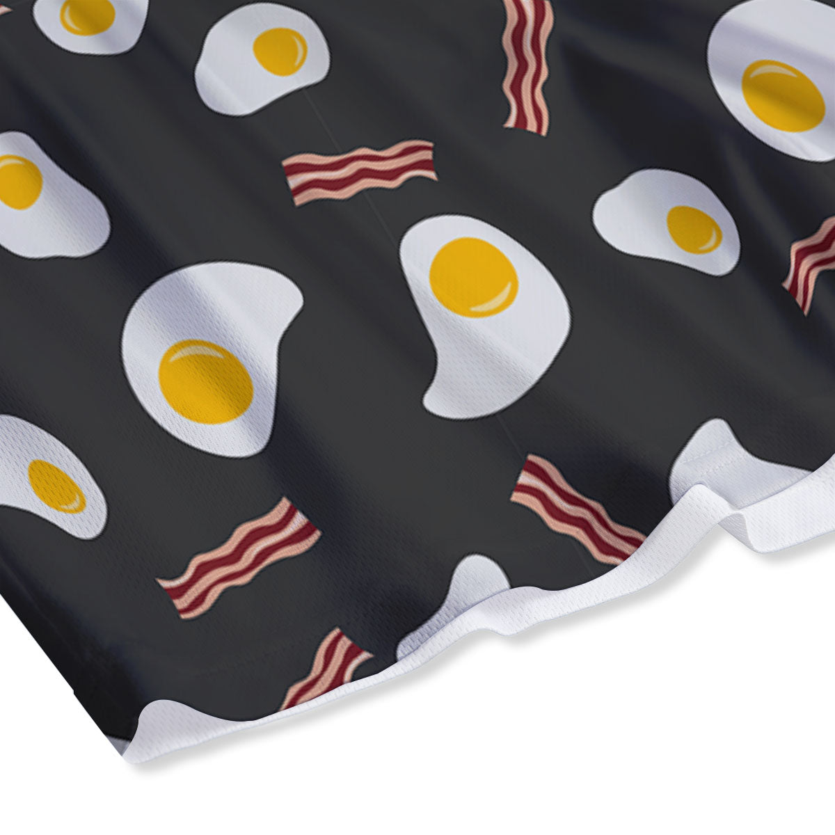 Buffalo Plaid Grey Print Pattern Mesh Shorts