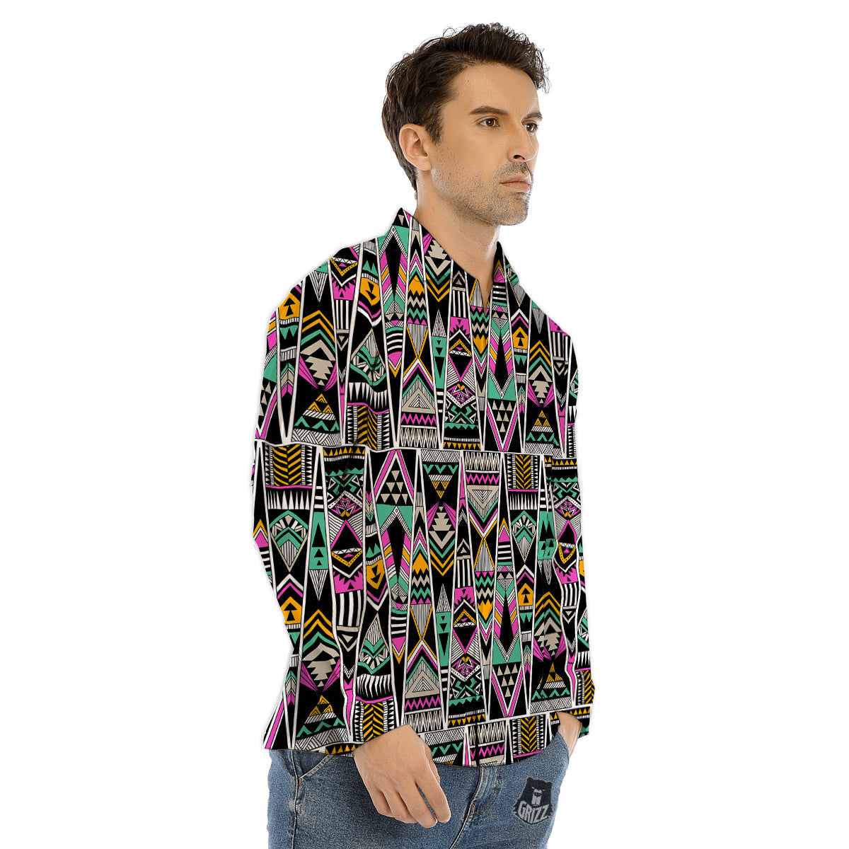 Bacon And Skull Fried Egg Print Pattern Men's Dress Shirts-grizzshop