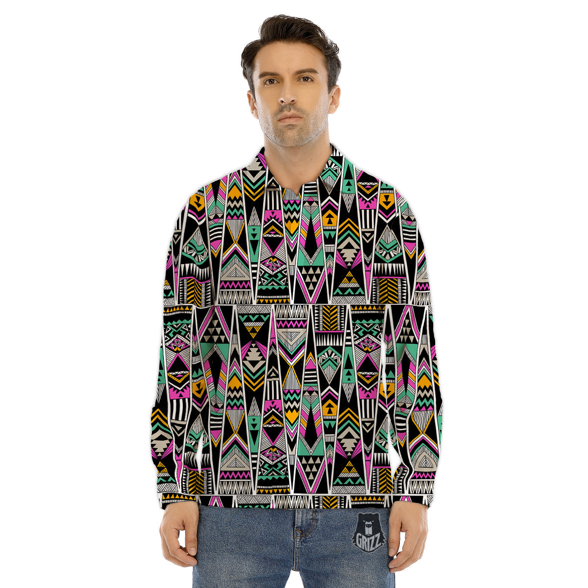Bacon And Skull Fried Egg Print Pattern Men's Dress Shirts-grizzshop