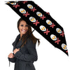 Bacon And Skull Fried Egg Print Pattern Umbrella-grizzshop