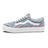 Bacon Blue Print Pattern Skate Shoes-grizzshop