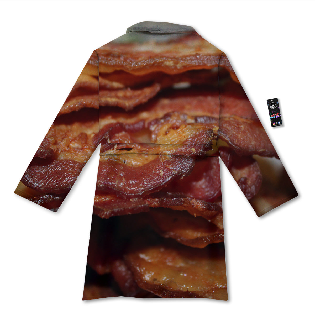 Bacon Crispy Print Bathrobe-grizzshop