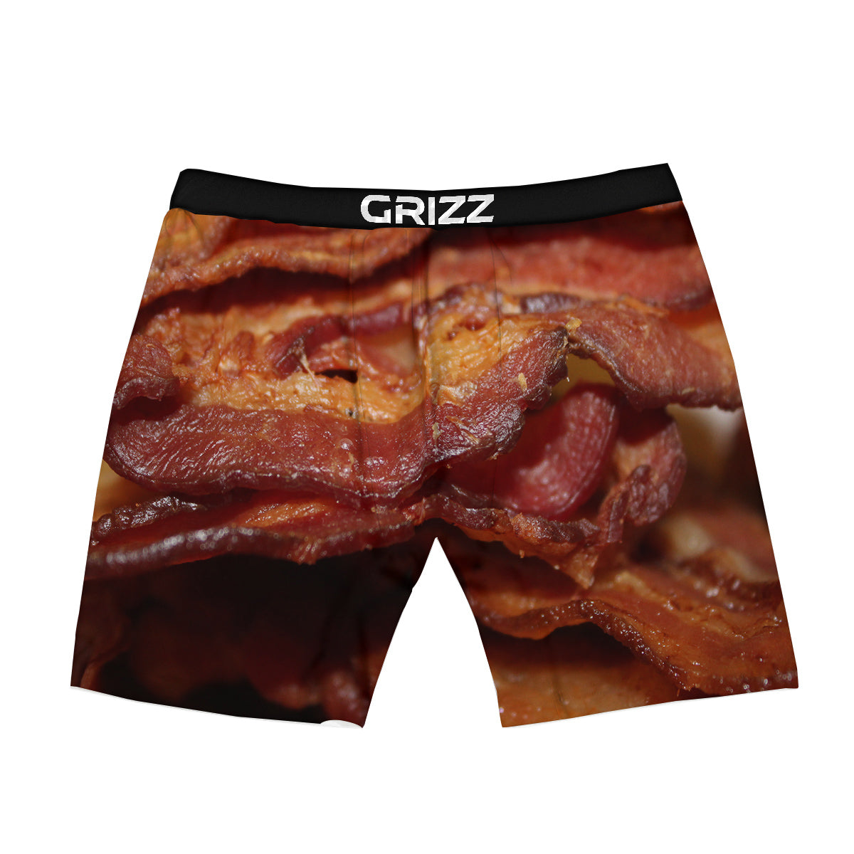 Bacon Crispy Print Boxer Briefs-grizzshop