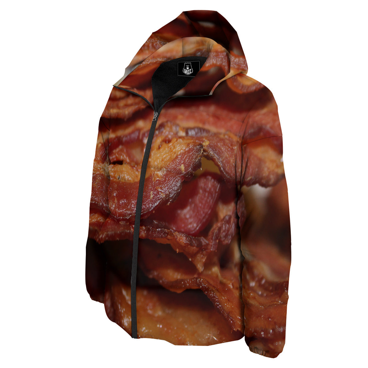 Bacon Crispy Print Down Jacket-grizzshop